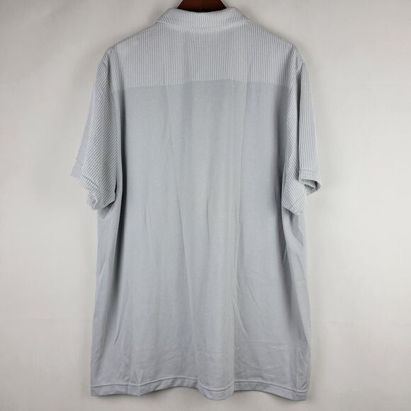 Under Armour Golf Polo Men 2XL Loose Fit Gray Textured Heat Gear Performance NWT - Picture 10 of 14